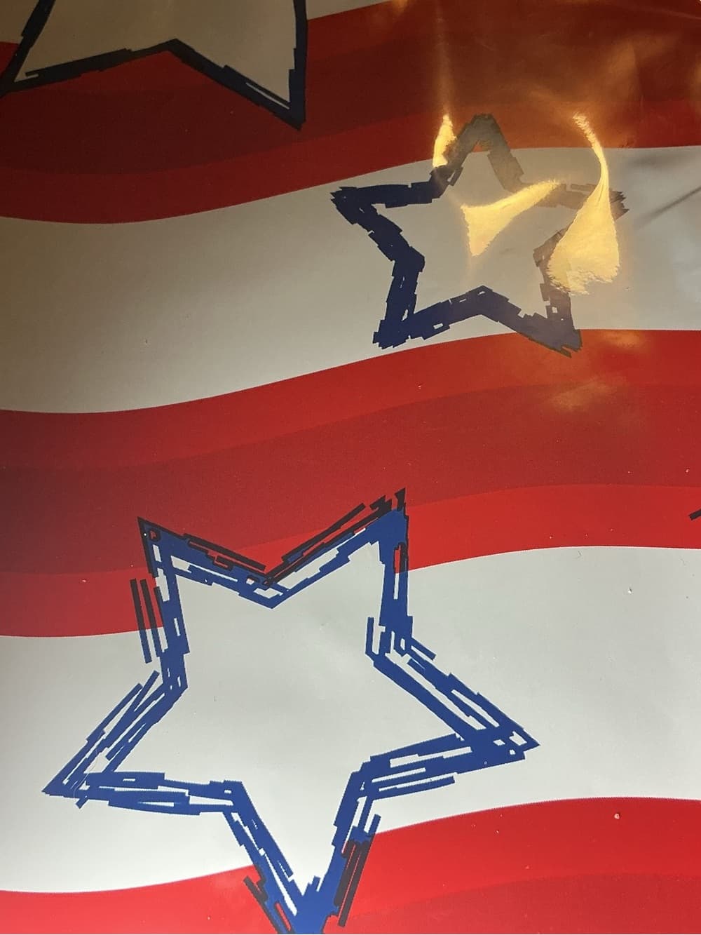 ★ 20 Pack 10x13 Patriotic Star Poly Mailers Boutique Shipping Bags