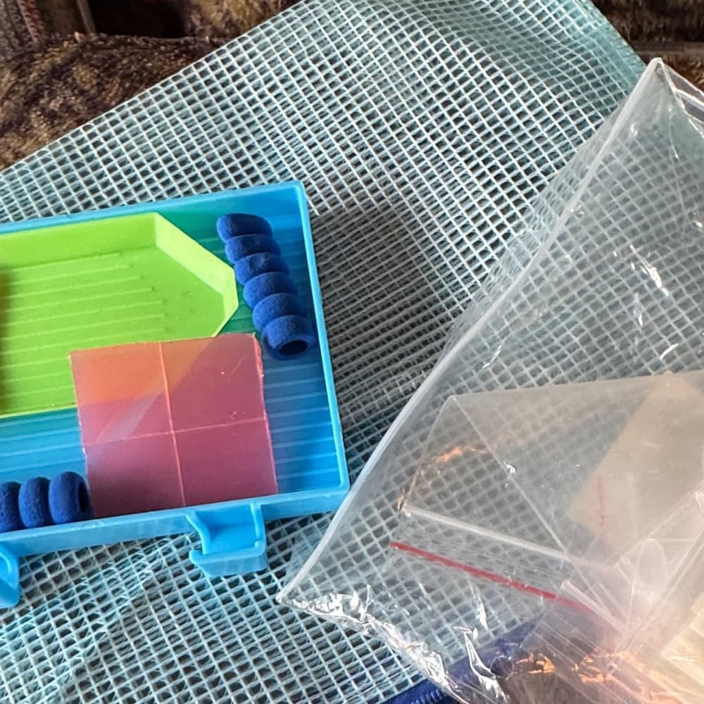 ★ Diamond Painting Tool Kit Storage Case Trays Wax Bags Organizer - Thumbnail 4