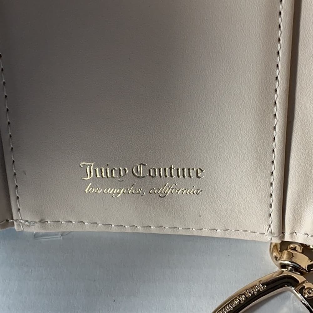 ★ Juicy Couture Royal Velour Wallet Blue Crown Rhinestone Y2K - Thumbnail 4