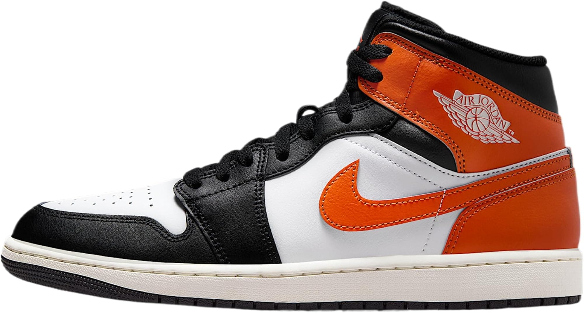 Air Jordan 1 Mid 'Starfish/Black' - Starfish/White/Sail/Black - 10.5