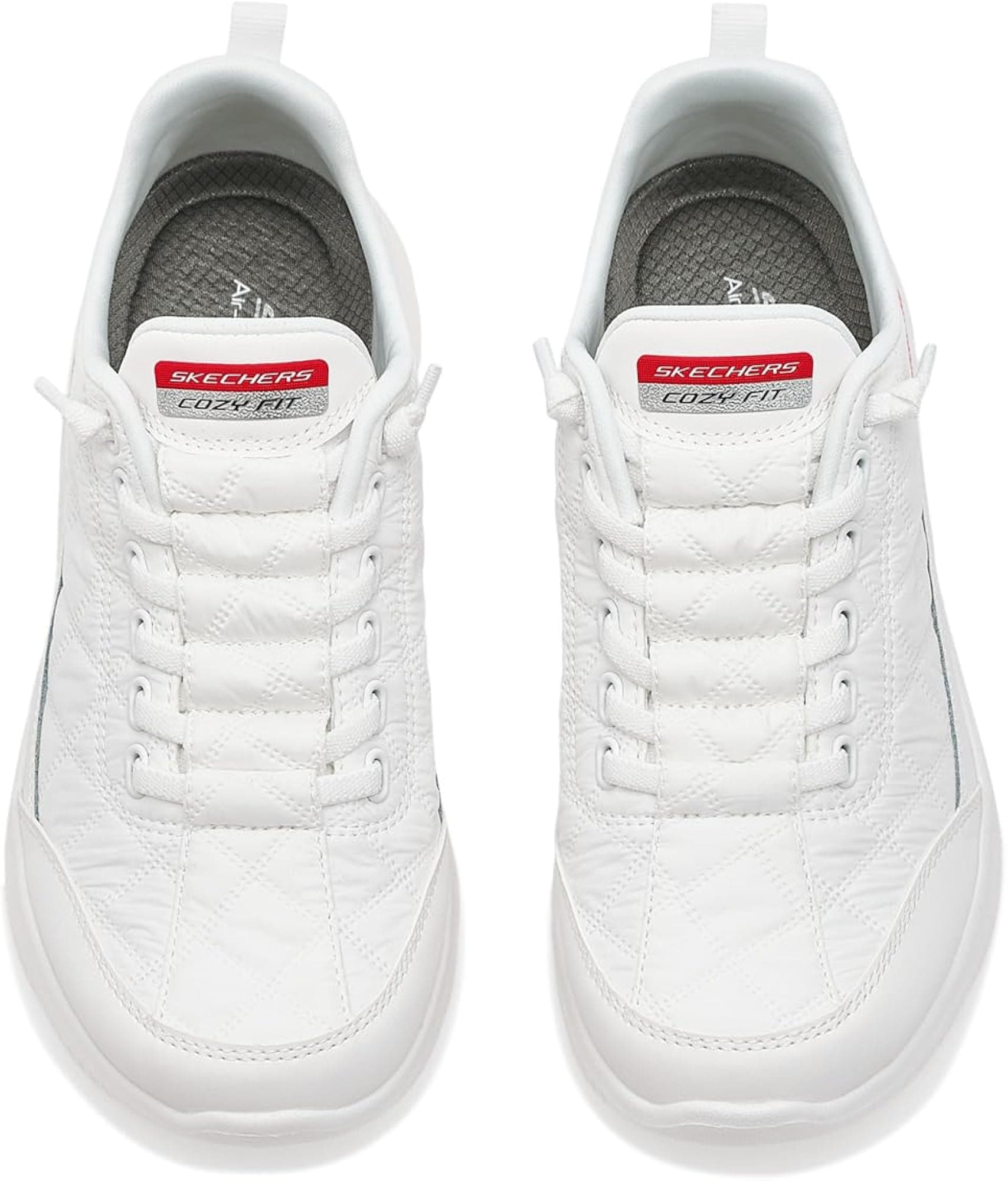 Skechers Womens Summits Cozy Fit - White - 7.5 Wide - Thumbnail 2