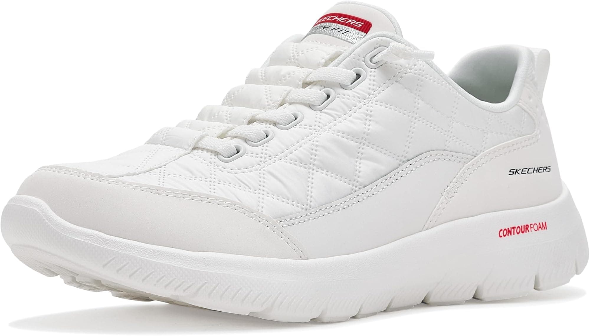 Skechers Womens Summits Cozy Fit - White - 7.5 Wide