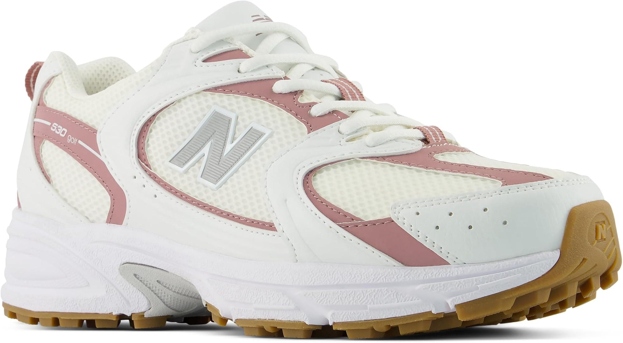 New Balance Womens Women's 530 Golf Sl - White/Pink - 7.5