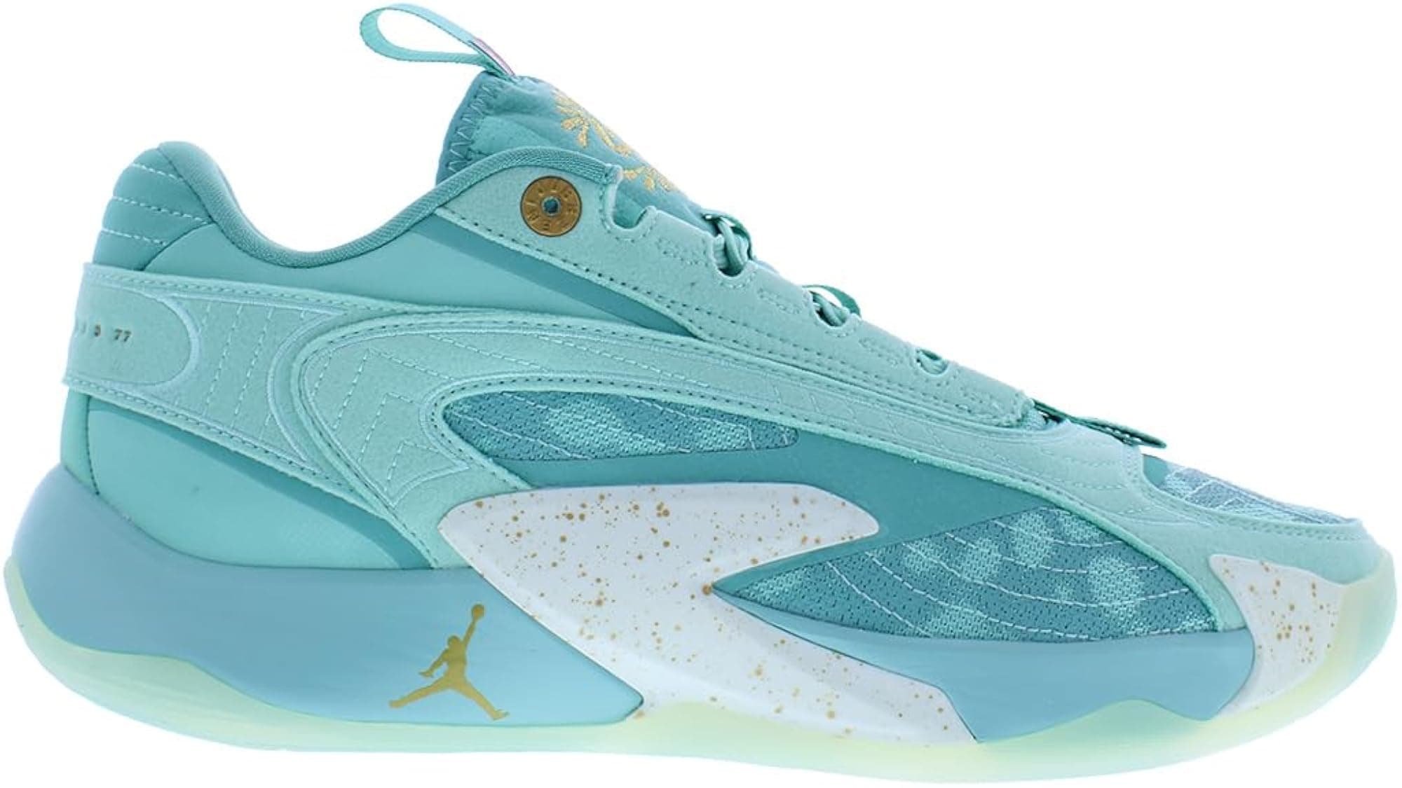 Nike Men's Jordan Luka 2 Low-Top Sneakers - Tropical Twist/Metallic Gold-green -