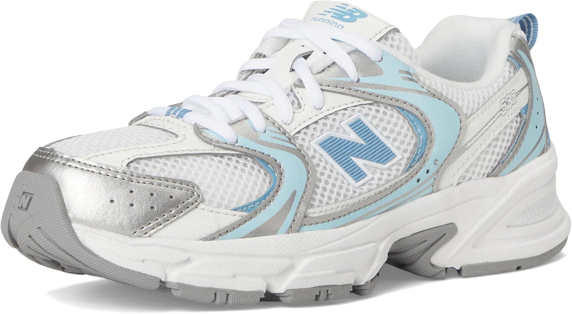 New Balance Kids' 530 Sneakers - Sea Salt/Still Water - 6 - Thumbnail 7