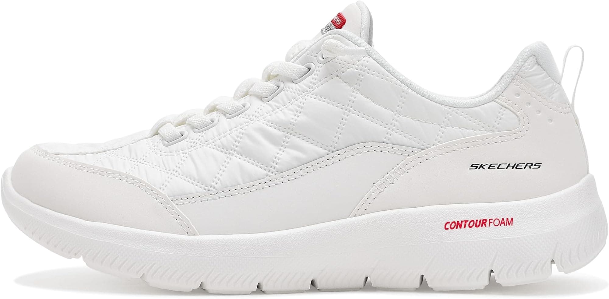 Skechers Womens Summits Cozy Fit - White - 7.5 Wide - Thumbnail 4