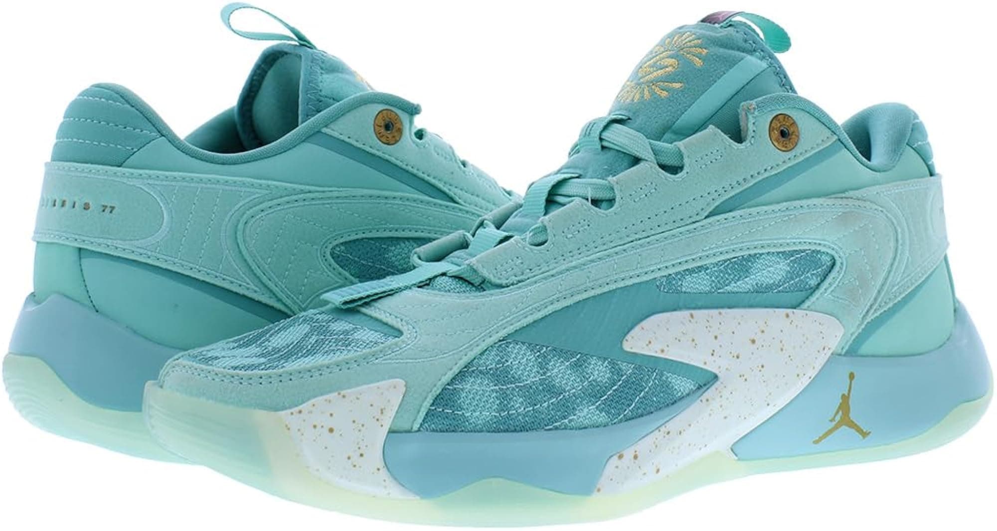 Nike Men's Jordan Luka 2 Low-Top Sneakers - Tropical Twist/Metallic Gold-green - - Thumbnail 2