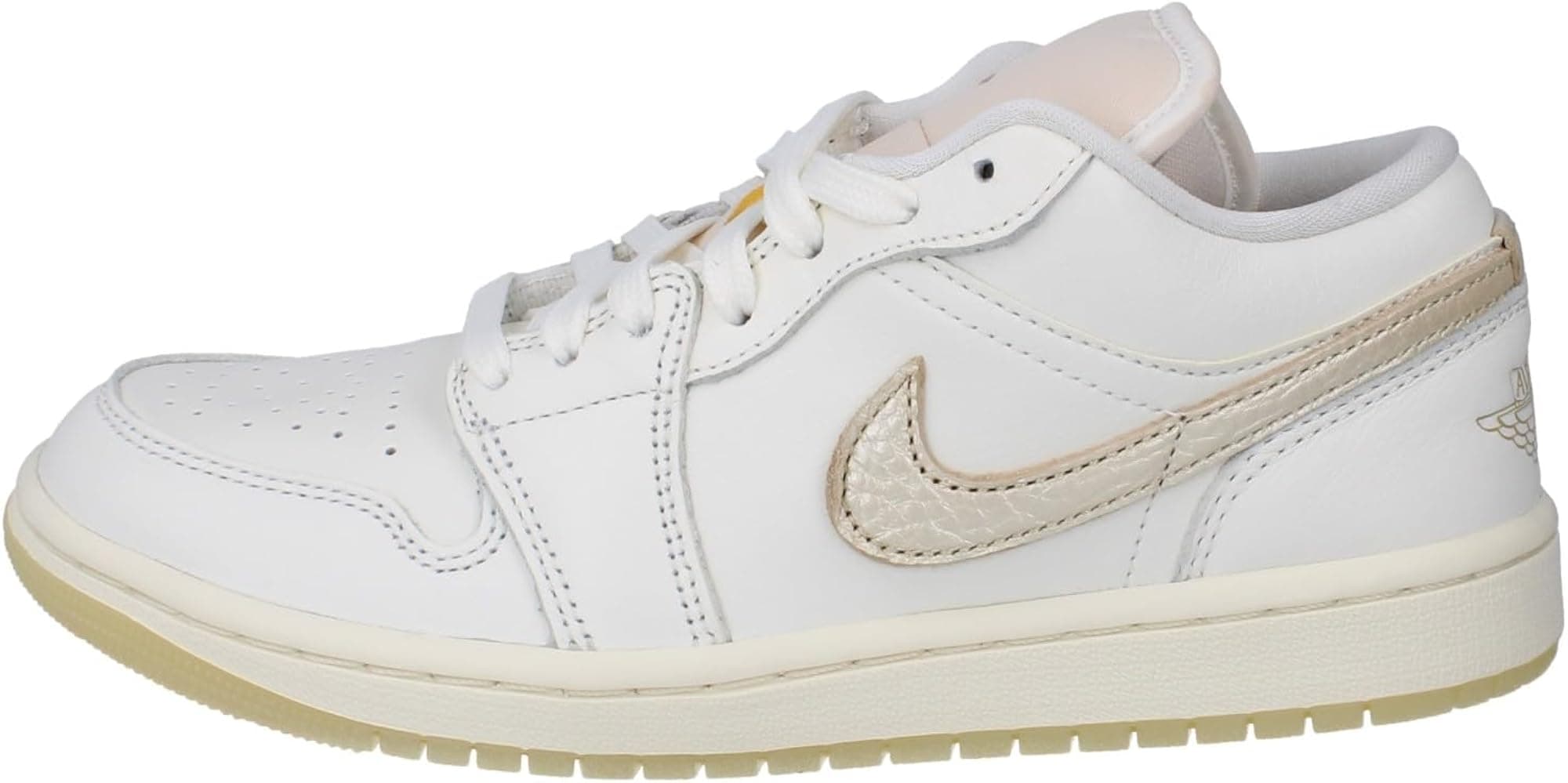 Air Jordan 1 Low SE Women's Shoes (Sail/Pale Ivory/Team Gold) - Sail/Pale Ivory/ - Thumbnail 6