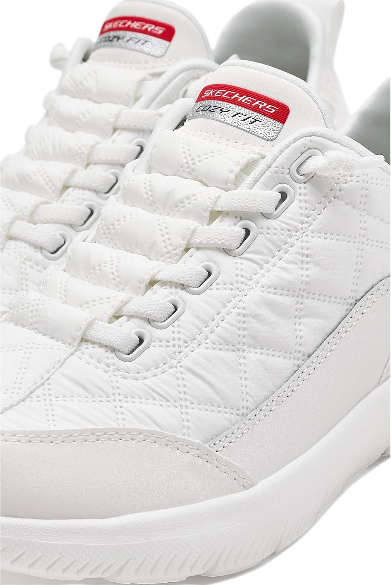 Skechers Womens Summits Cozy Fit - White - 7.5 Wide - Thumbnail 6