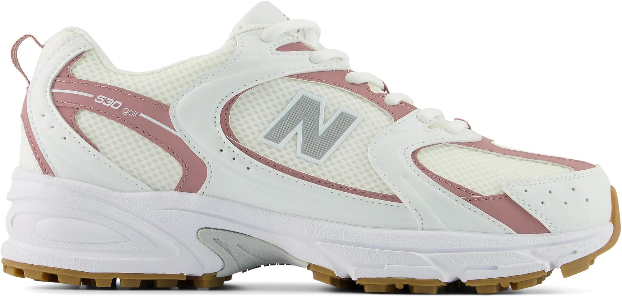New Balance Womens Women's 530 Golf Sl - White/Pink - 7.5 - Thumbnail 4