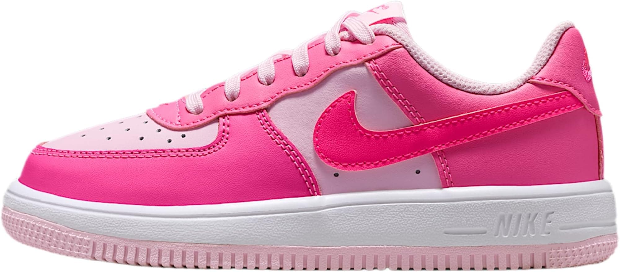 Nike Force 1 Low Little Kids' Shoes (Pinksicle/Pink Foam/White/Hyper Pink) - Pin