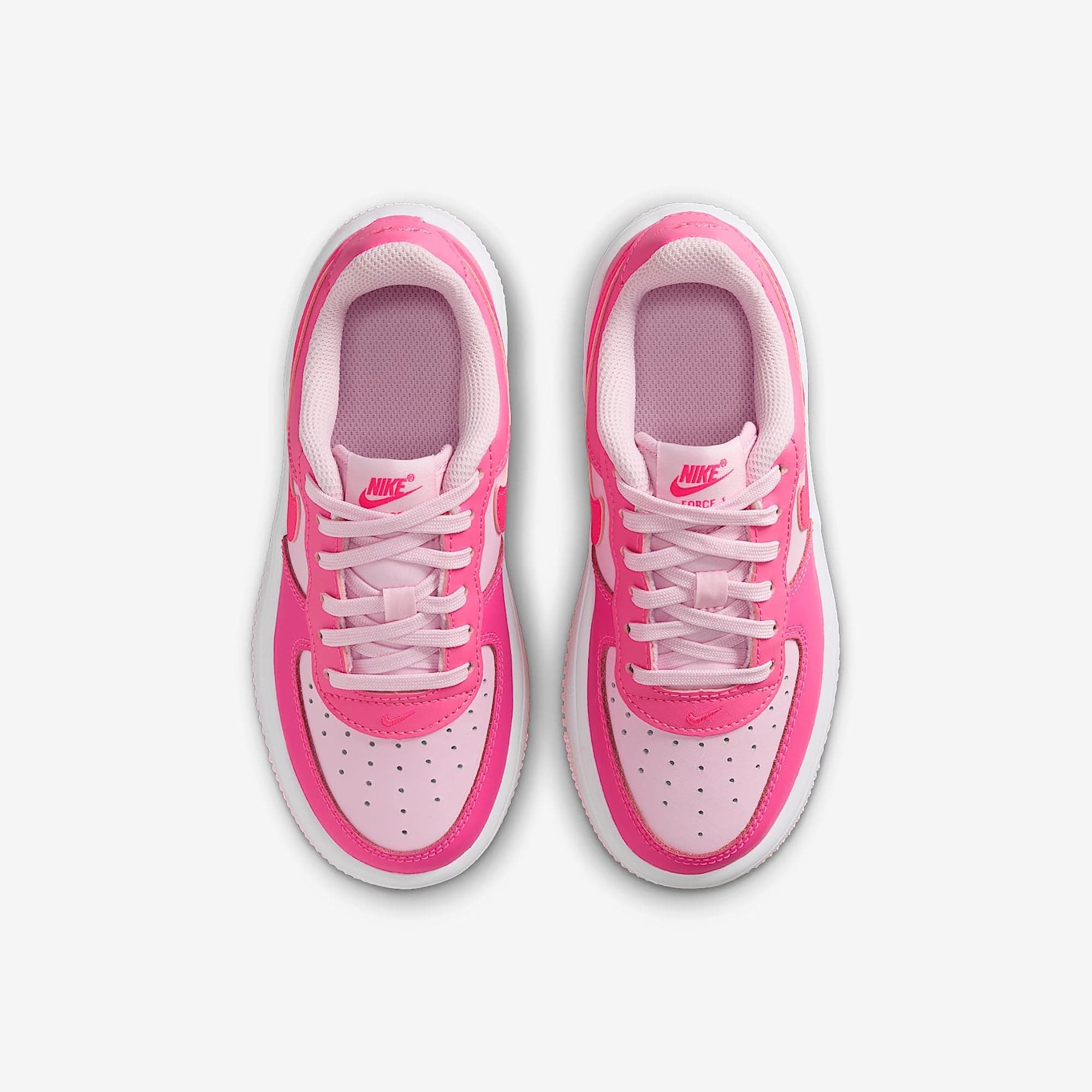 Nike Force 1 Low Little Kids' Shoes (Pinksicle/Pink Foam/White/Hyper Pink) - Pin - Thumbnail 4