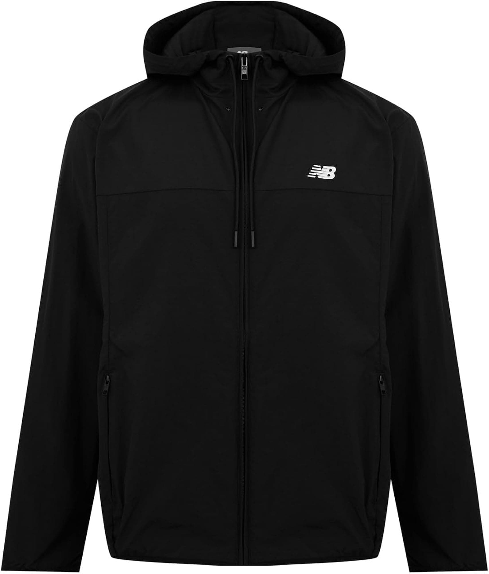 Men's New Balance Athletics Woven Jacket - Black - LG - Thumbnail 6