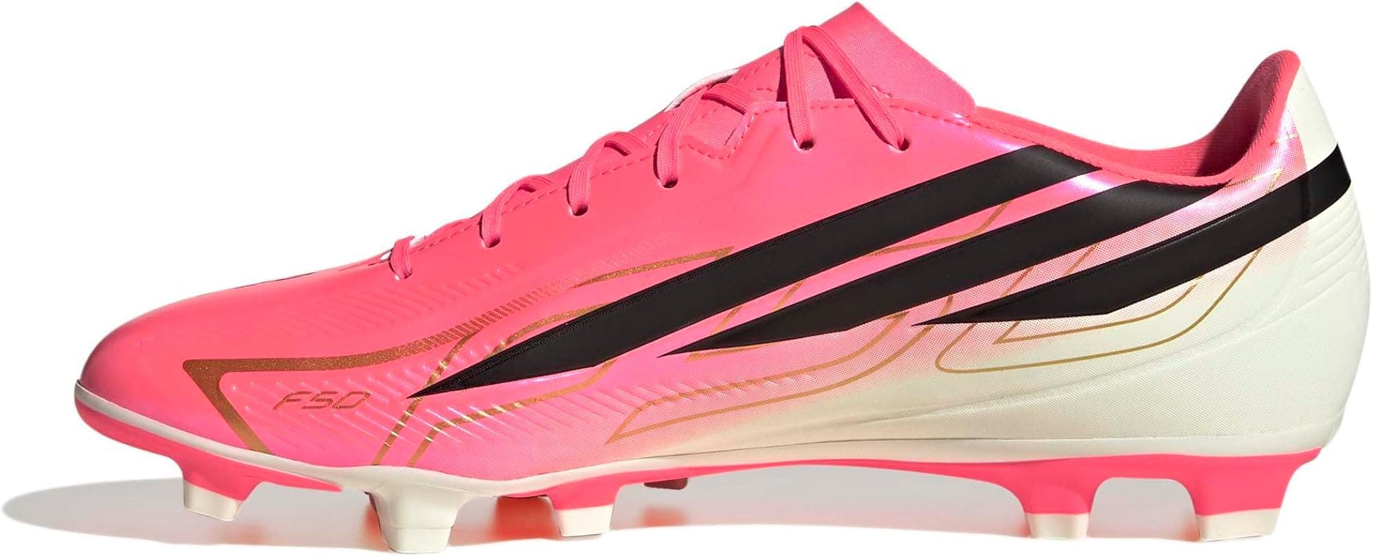 adidas F50 Hyperfast Club Firm Ground/Multi Ground Soccer Cleats - Solar Turbo/C