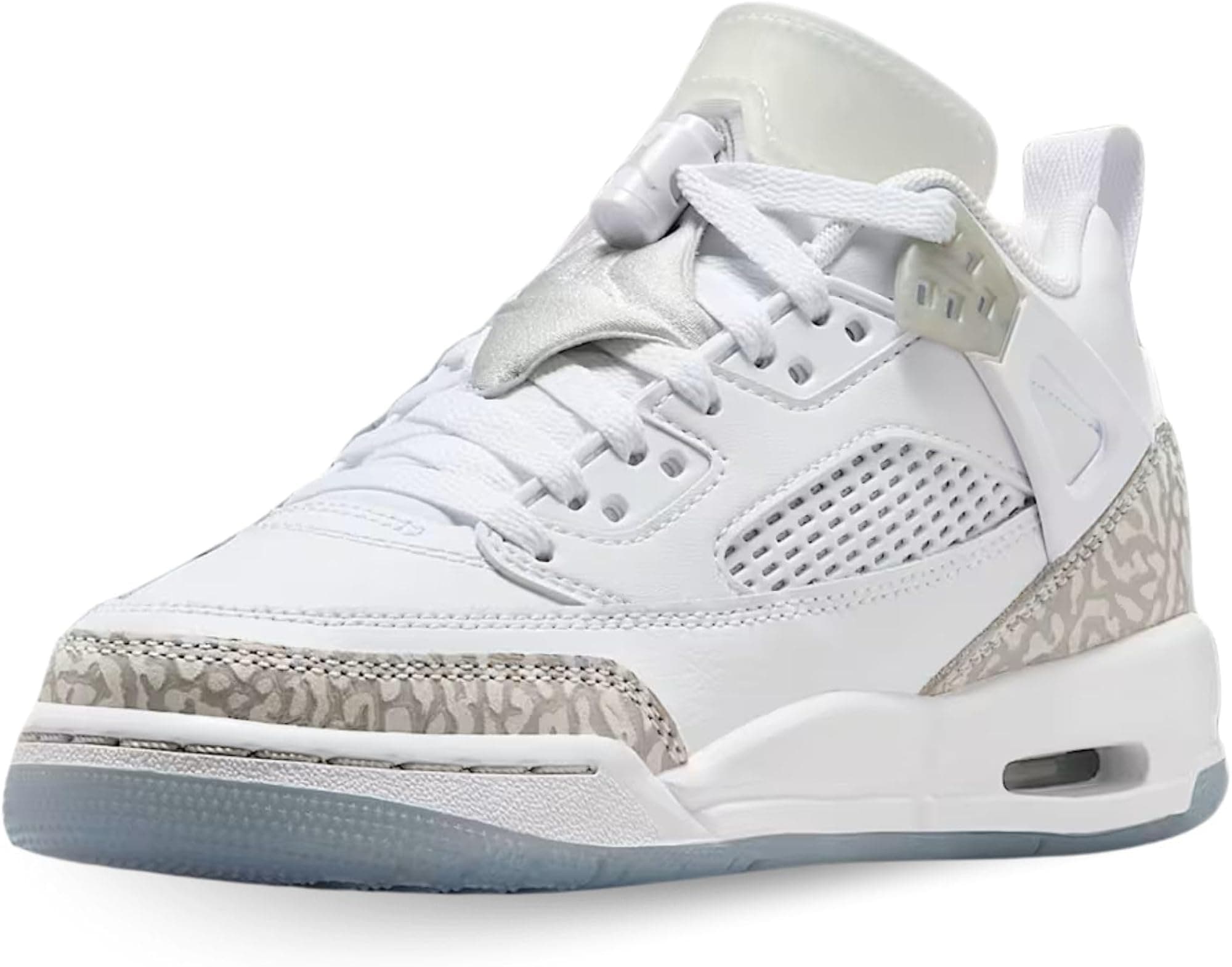 Nike Spizike Low Grade School Basketball Shoes (Blue/Grey/White) Size 7 - Blue/G