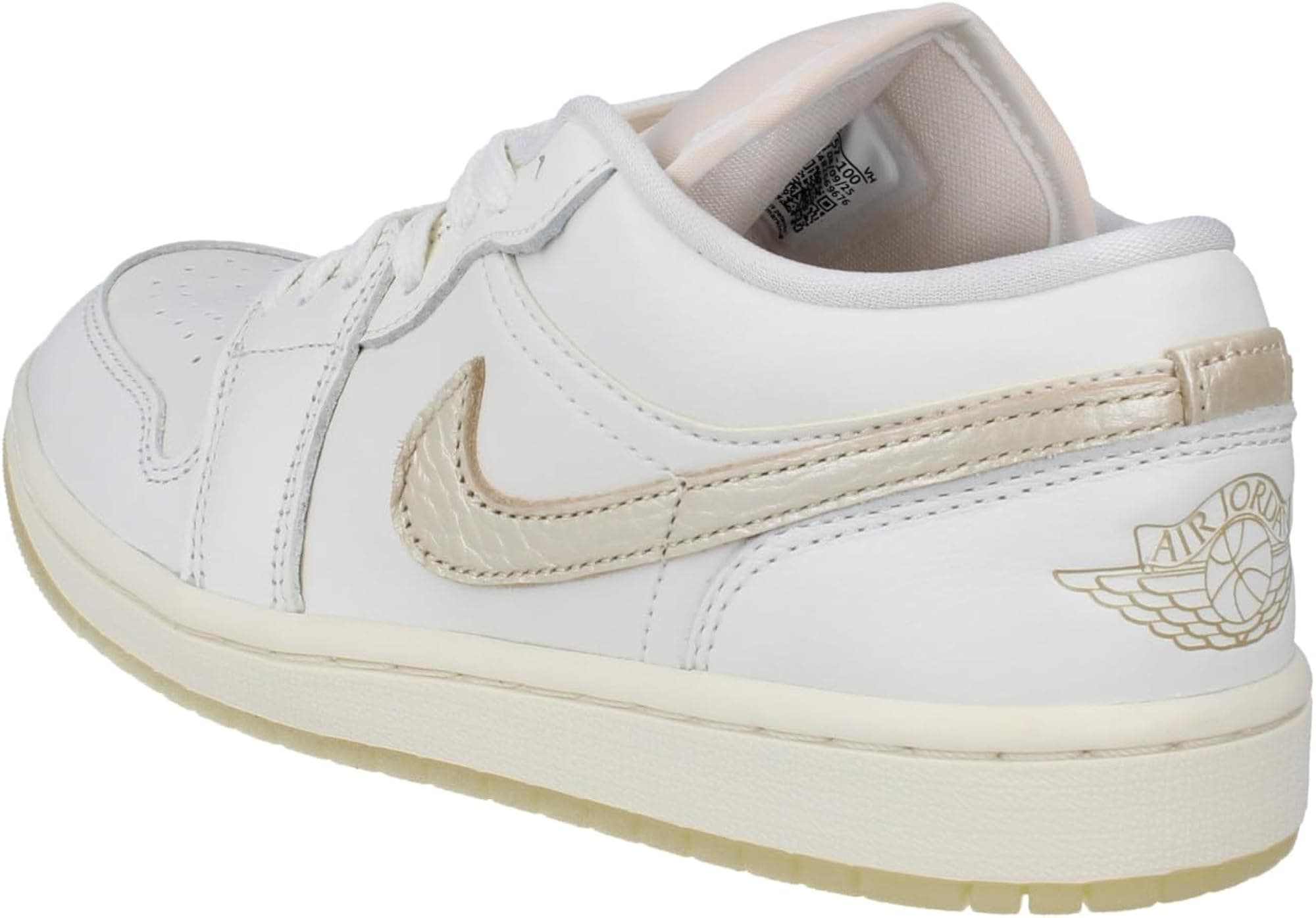 Air Jordan 1 Low SE Women's Shoes (Sail/Pale Ivory/Team Gold) - Sail/Pale Ivory/ - Thumbnail 2
