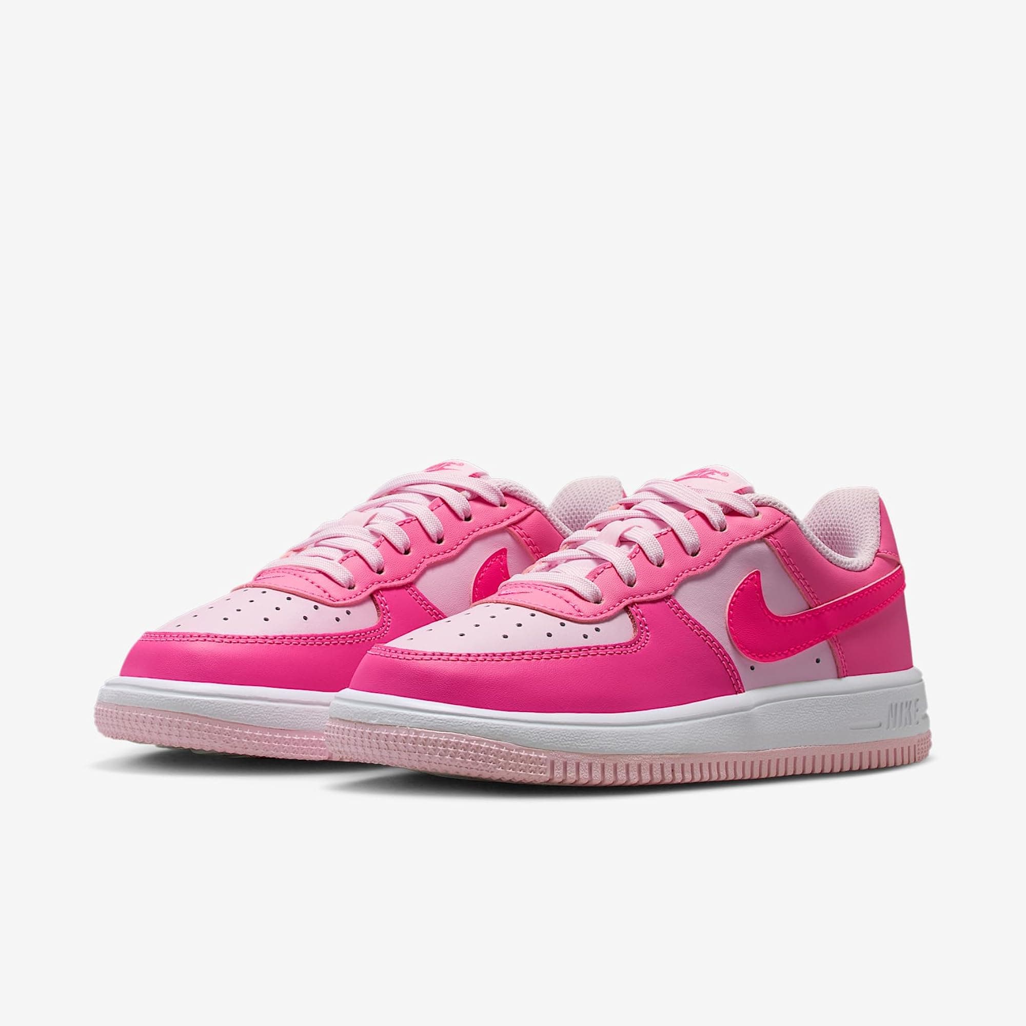 Nike Force 1 Low Little Kids' Shoes (Pinksicle/Pink Foam/White/Hyper Pink) - Pin - Thumbnail 5