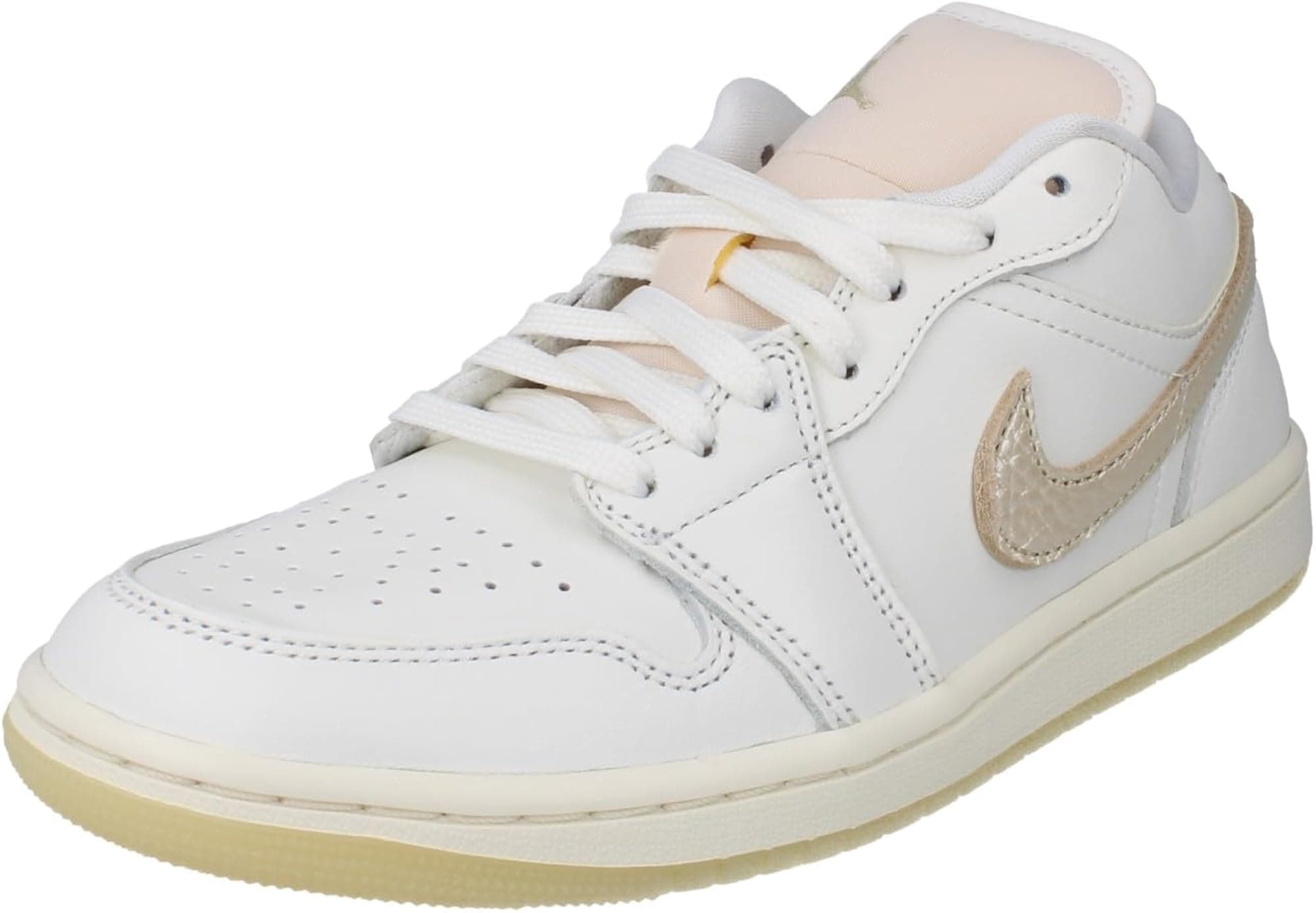 Air Jordan 1 Low SE Women's Shoes (Sail/Pale Ivory/Team Gold) - Sail/Pale Ivory/
