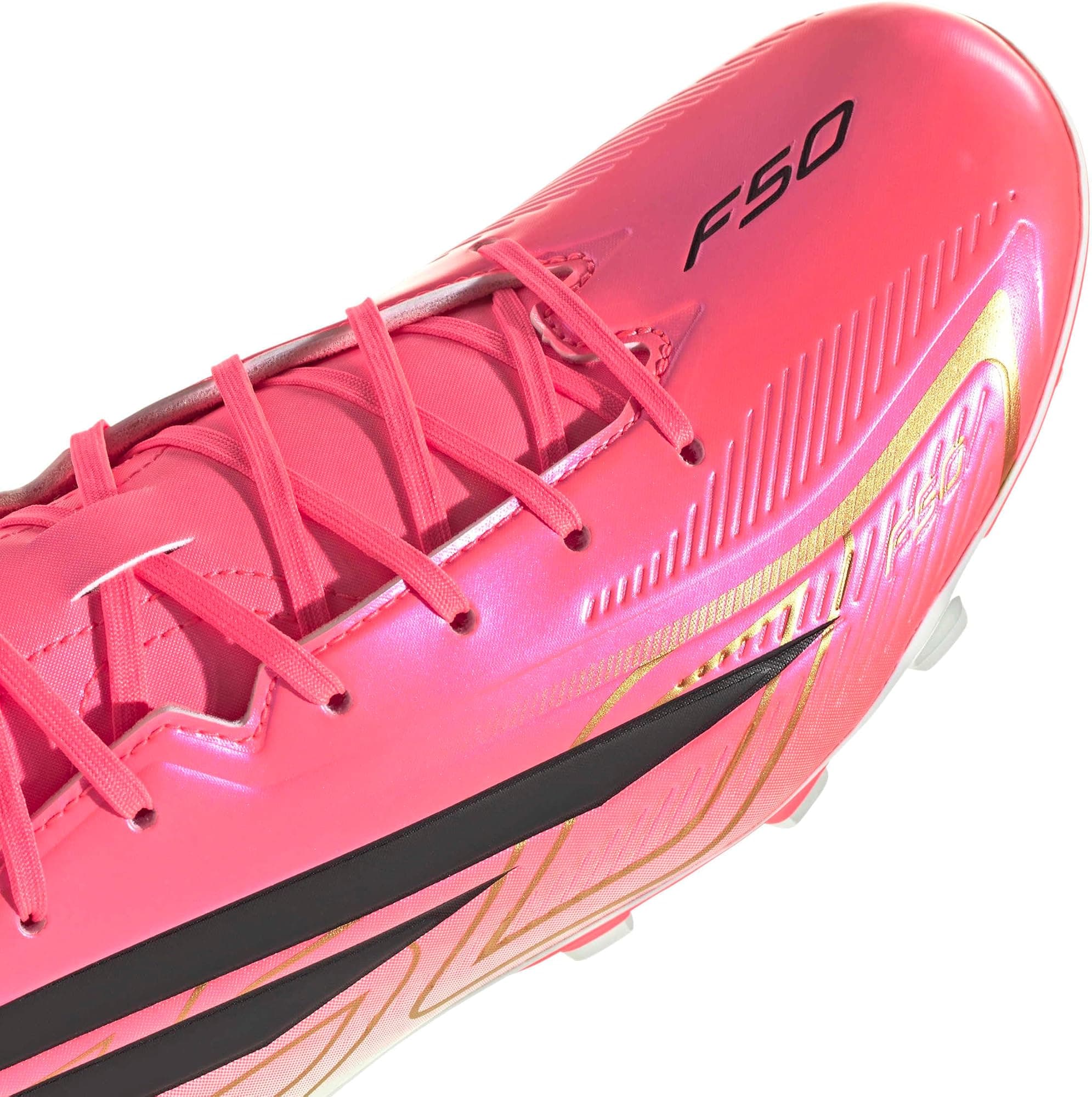 adidas F50 Hyperfast Club Firm Ground/Multi Ground Soccer Cleats - Solar Turbo/C - Thumbnail 7