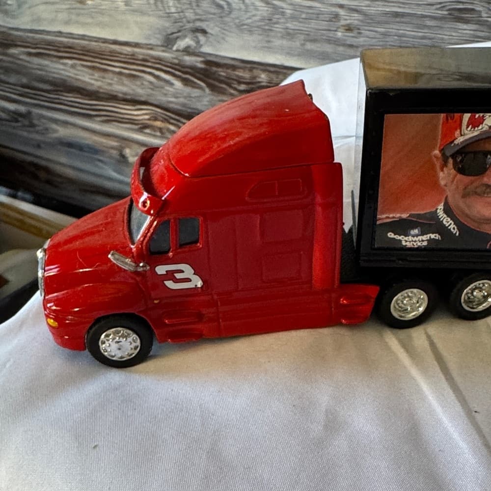 Dale Earnhardt truck and red trailer