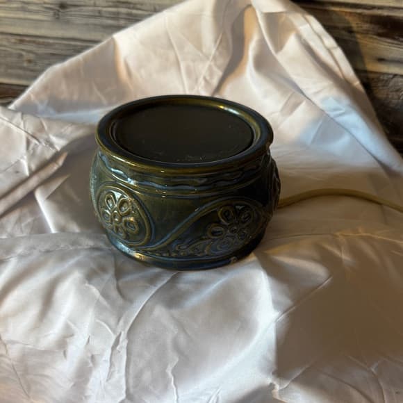 Ornate Green Ceramic Warmer - Thumbnail 7