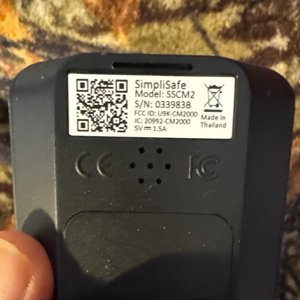 SimpliSafe Black Digital Cameras