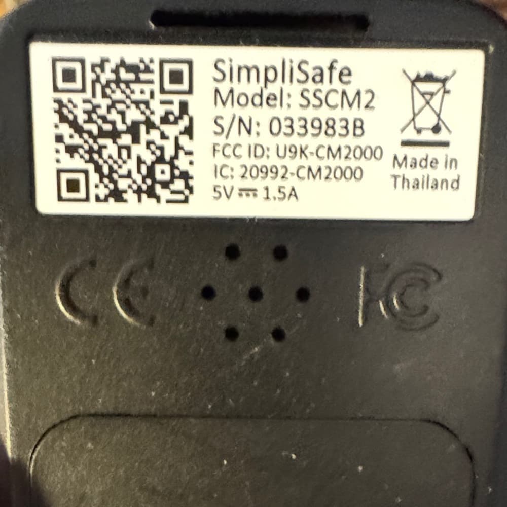 SimpliSafe Black Digital Cameras - Thumbnail 2
