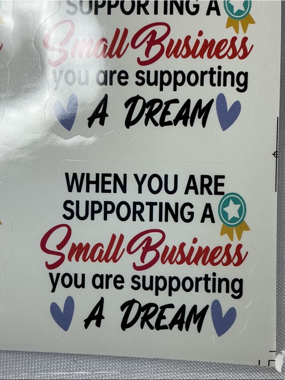 ★ 30 Small Business Support Stickers | You Are Supporting A Dream Labels