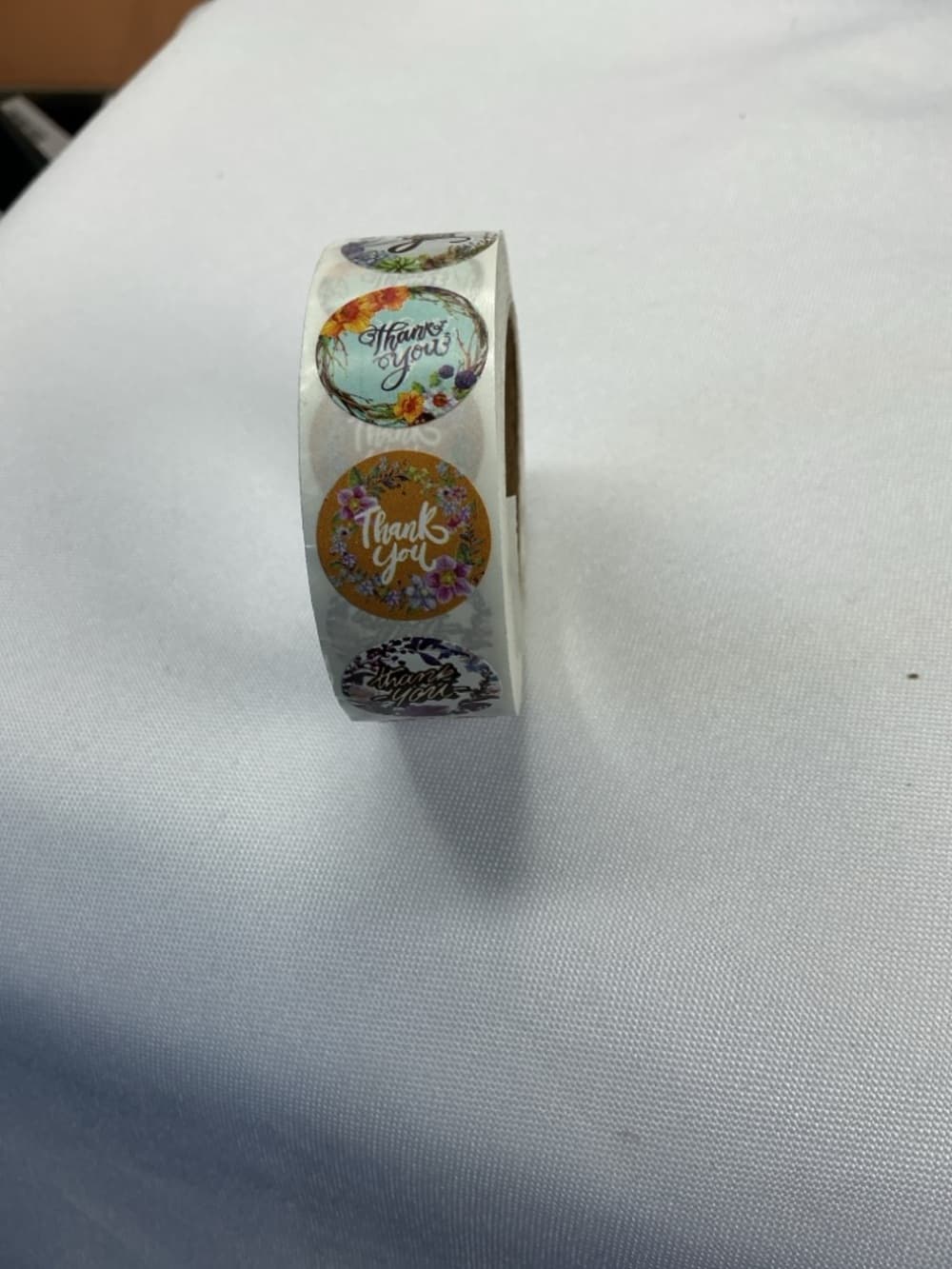 ★ Floral Thank You Sticker Roll Round Labels Small Business Packaging - Thumbnail 5