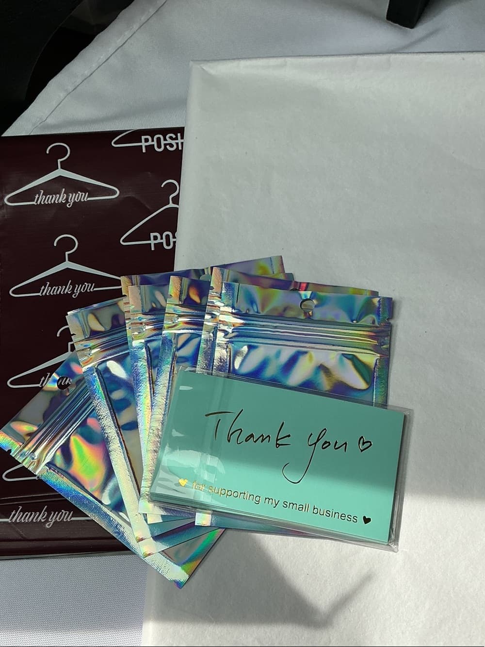 ⭐️ Poshmark Shipping Bundle Mailers Tissue Bags Thank You Cards Kit
