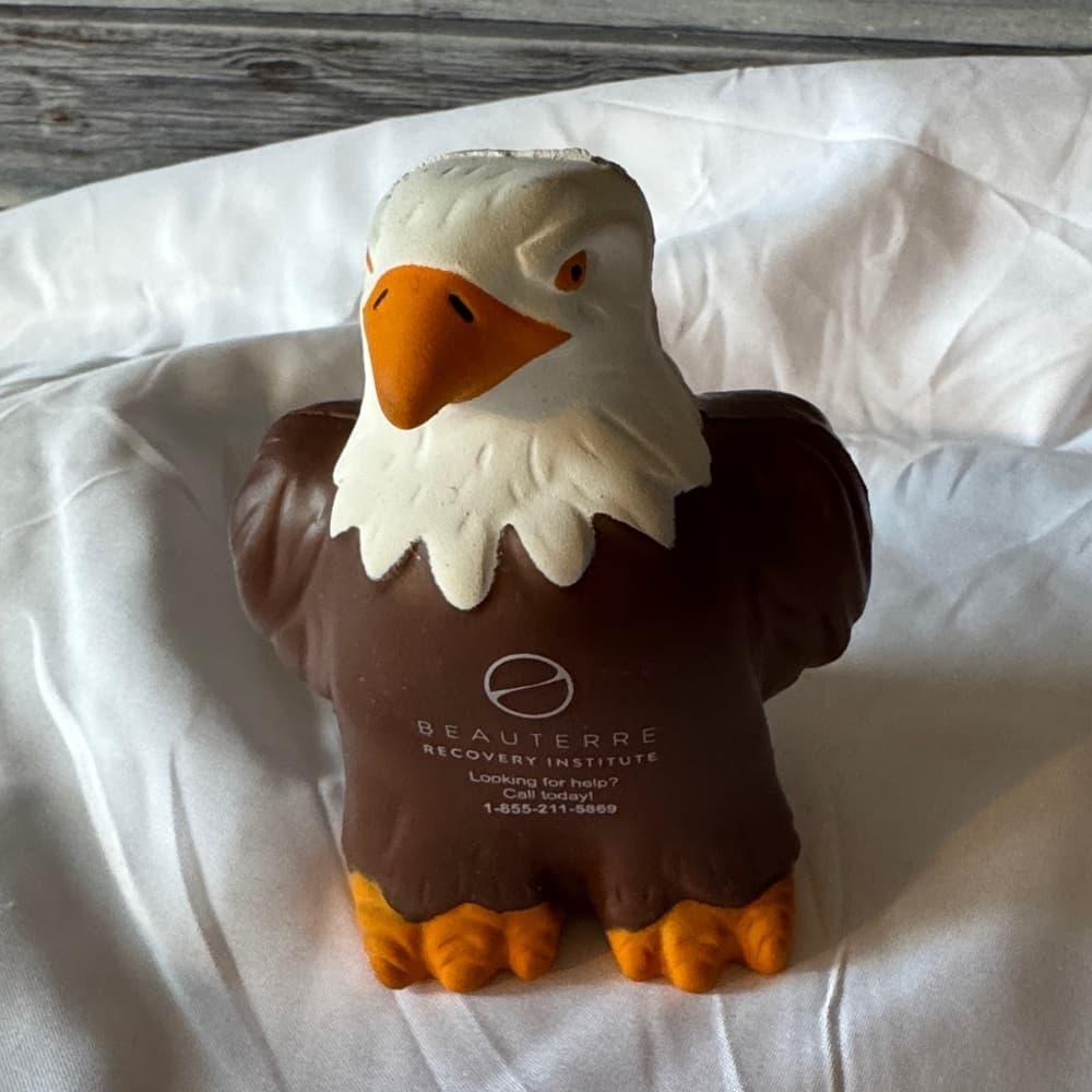 ★ Bald Eagle Stress Reliever Squeeze Toy Patriotic Desk Fidget Gift