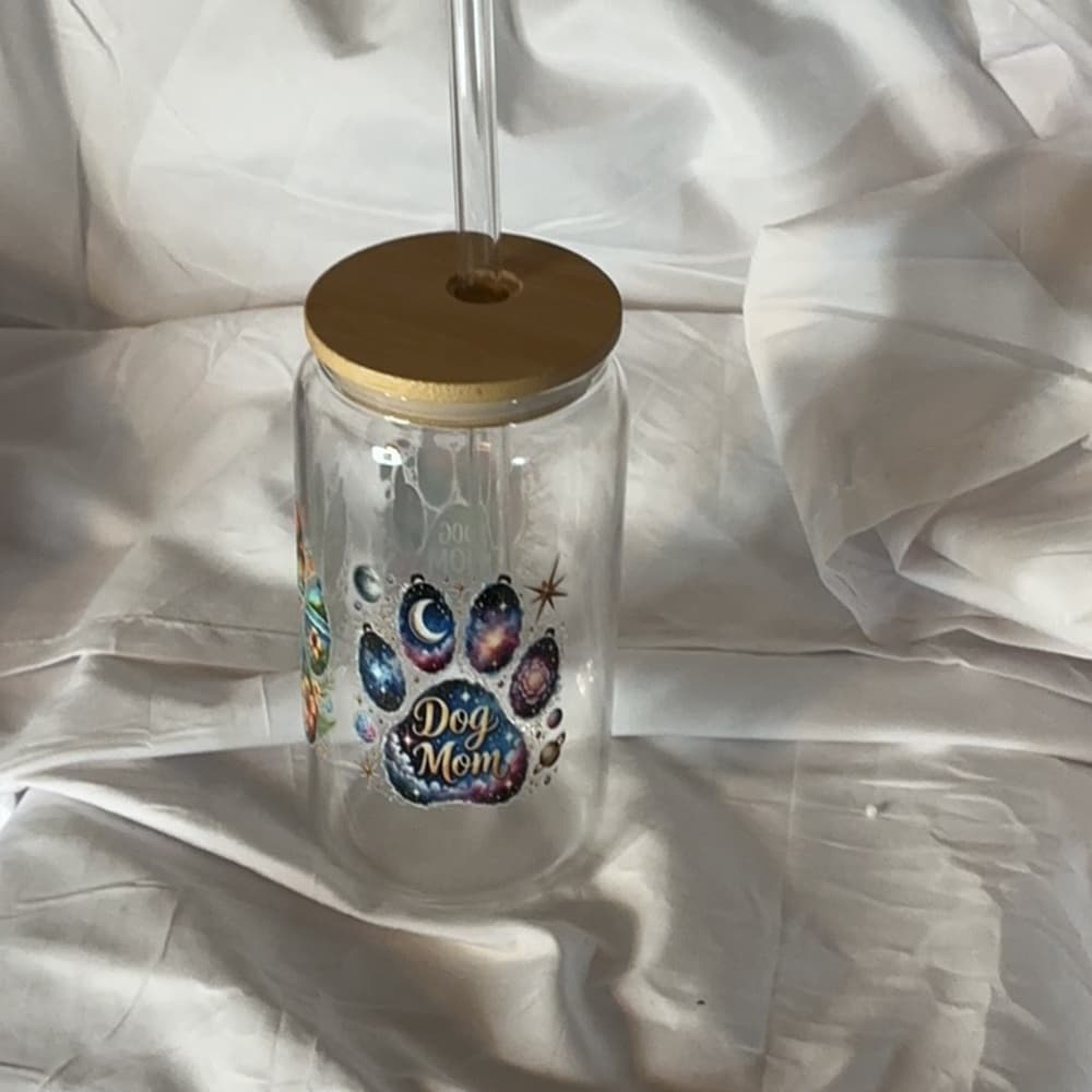 Dog’s mom with Bamboo Lids and Glass Straws - Thumbnail 4