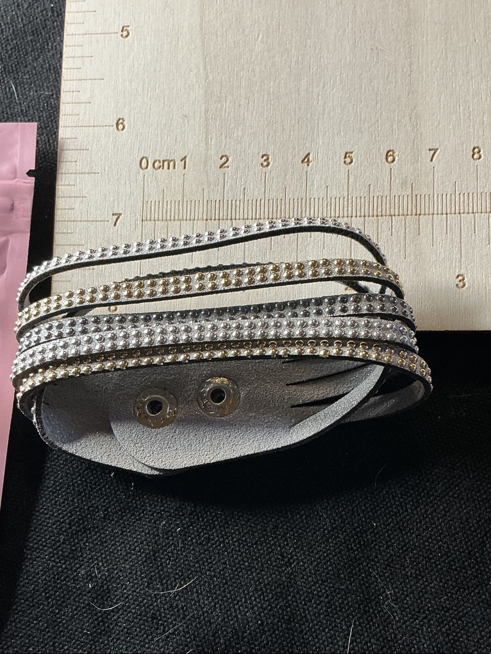 ★ Rhinestone Wrap Bracelet Silver Gold Multistrand Sparkle Glam