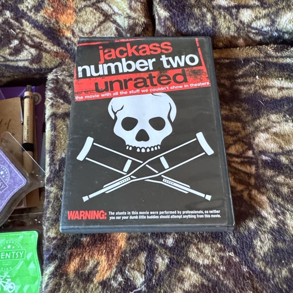 ★ Jackass Number Two Unrated DVD Movie Comedy MTV Collectible - Thumbnail 5