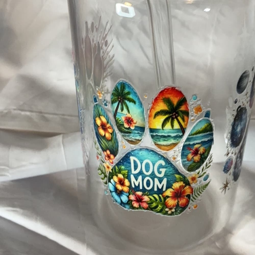 Dog’s mom with Bamboo Lids and Glass Straws - Thumbnail 2