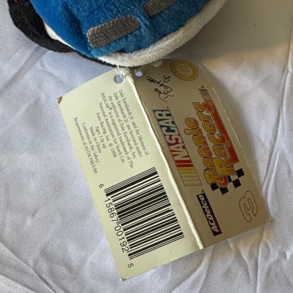 Blue Plush Toy Car. - Thumbnail 3