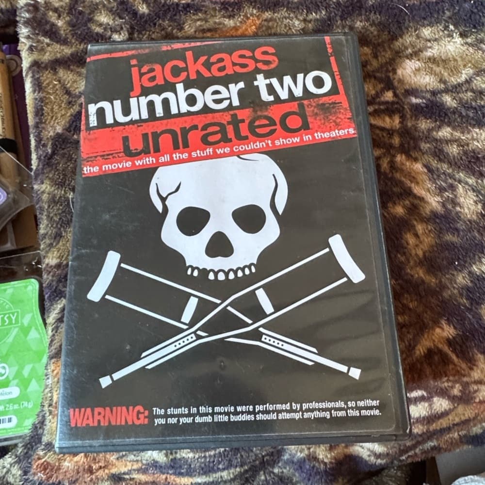 ★ Jackass Number Two Unrated DVD Movie Comedy MTV Collectible - Thumbnail 2