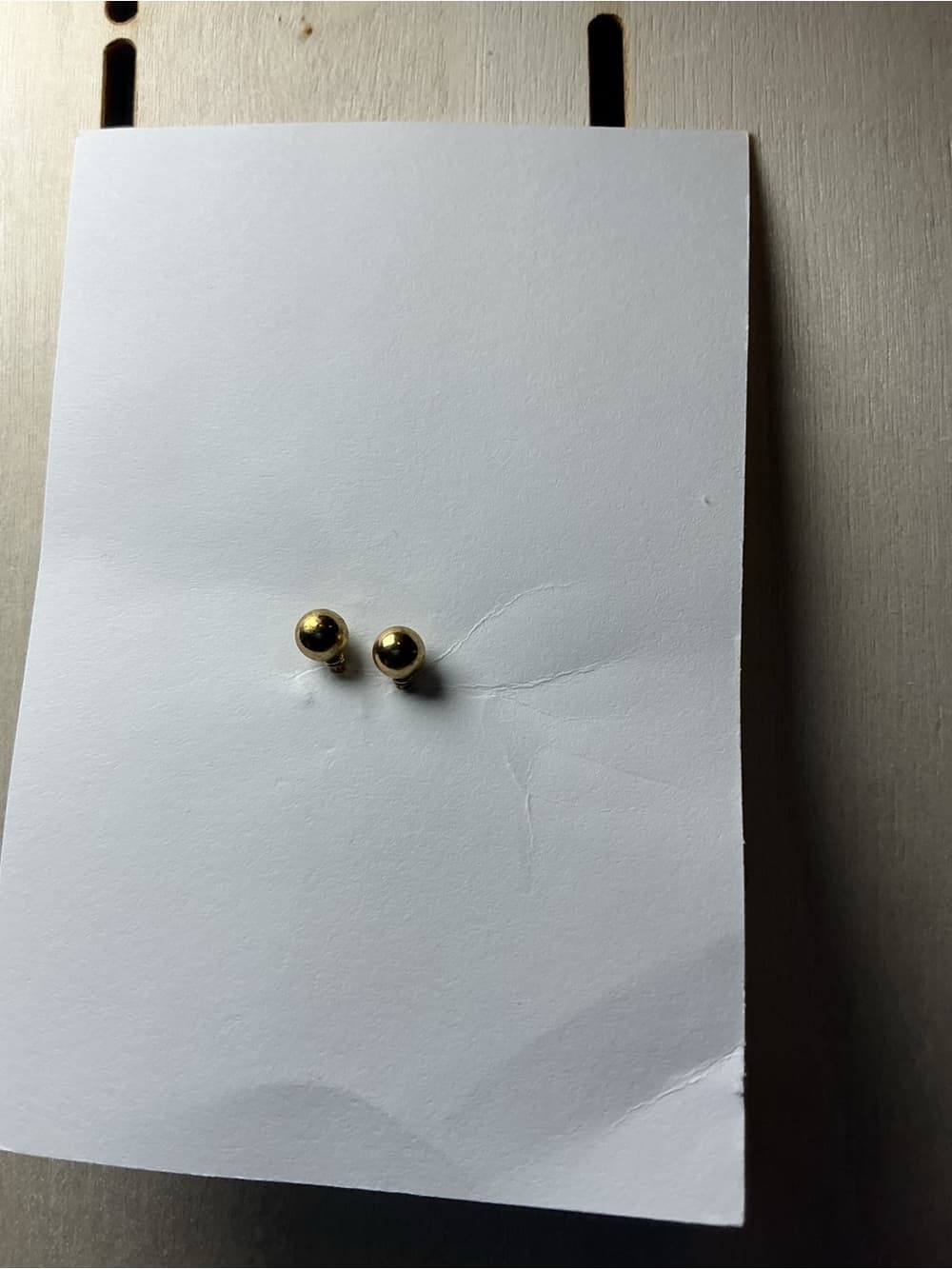 ⭐ Classic Gold Ball Stud Earrings Minimalist Everyday Jewelry - Thumbnail 3