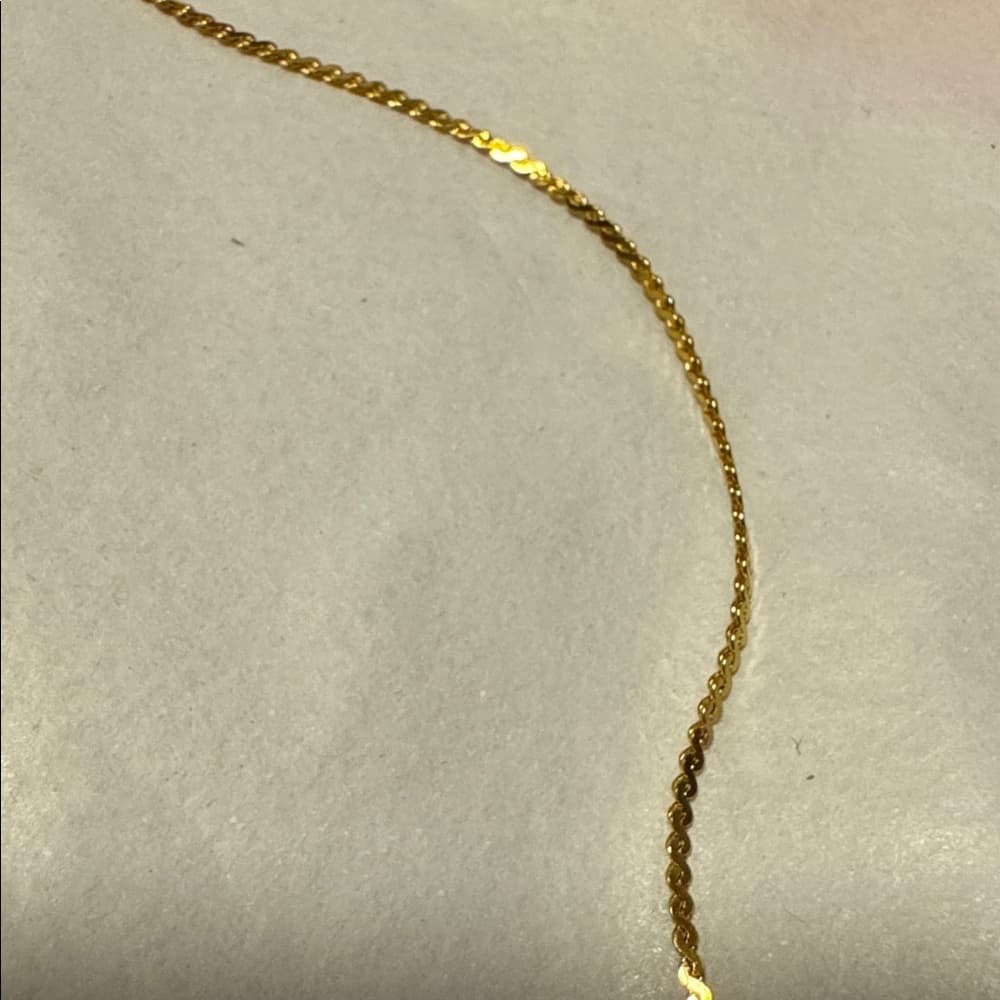 Gold and Silver Heart Pendant Necklace - Thumbnail 3