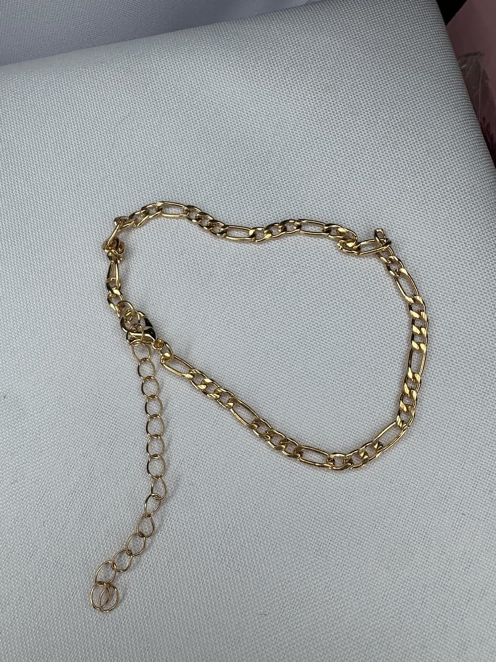 Gold Tone Double Chain Anklet/Necklace - Thumbnail 4