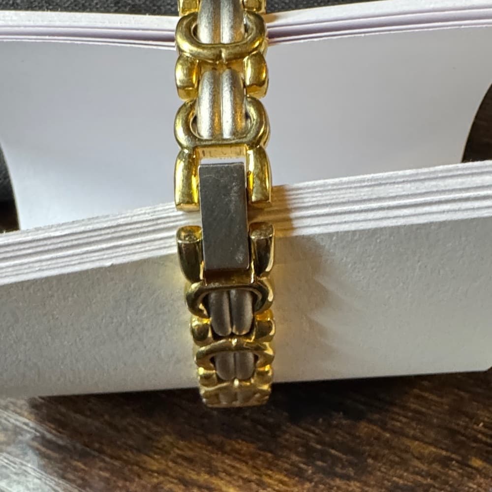 Timex Gold and Silver Acqua Indiglo Watch - Thumbnail 4