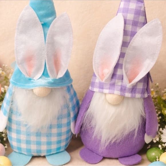 Blue and Purple Gnome Plush Set - Thumbnail 3