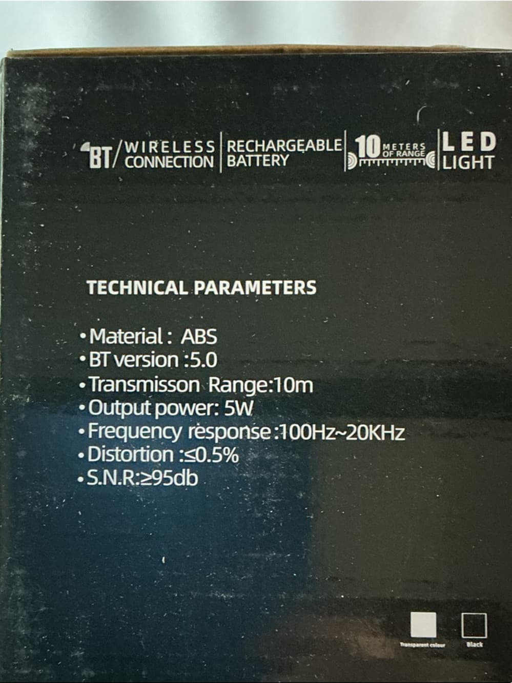 ★ Big Diamond LED Bluetooth Speaker & Night Light Rechargeable - Thumbnail 2
