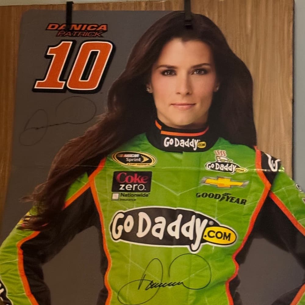 Danica Patrick life size cardboard cut out