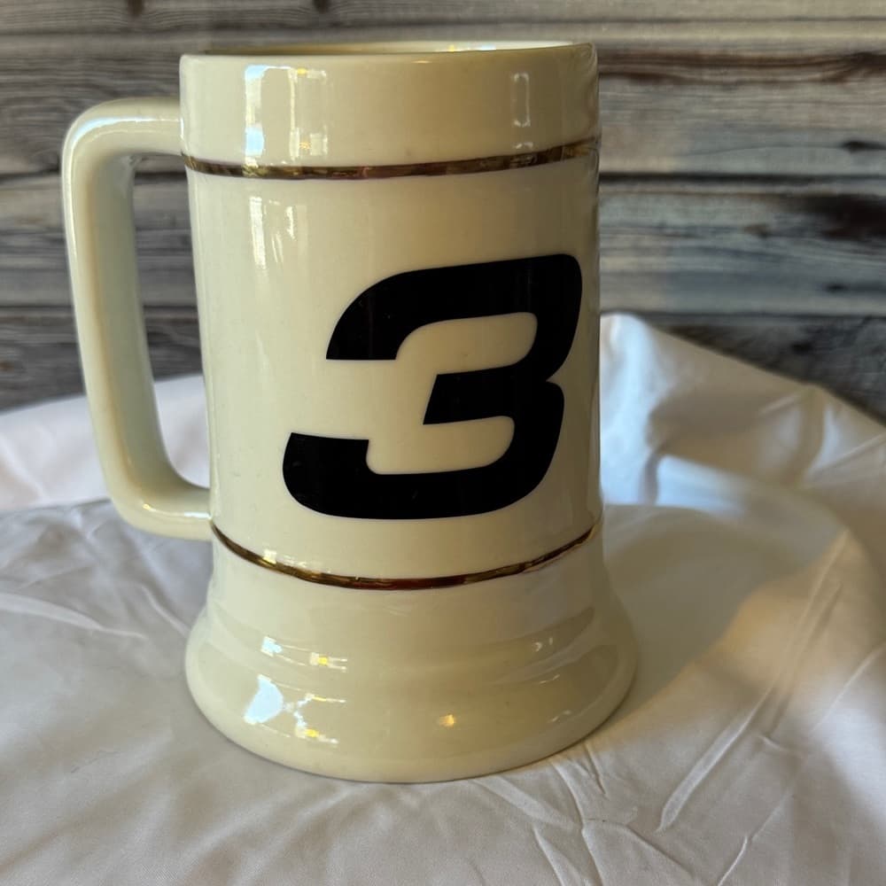 Dale Earnhardt Sr. Ceramic stein. - Thumbnail 6