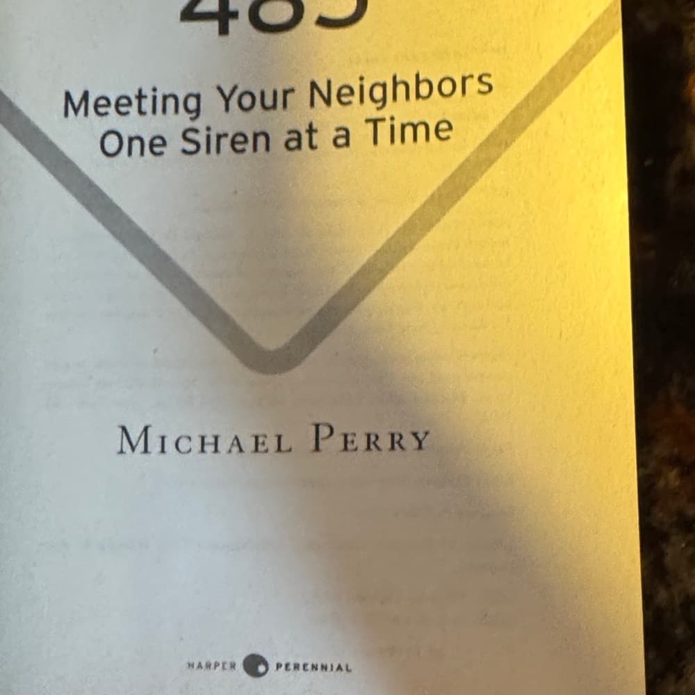 ★ Population 485 by Michael Perry Paperback Memoir Small Town Life