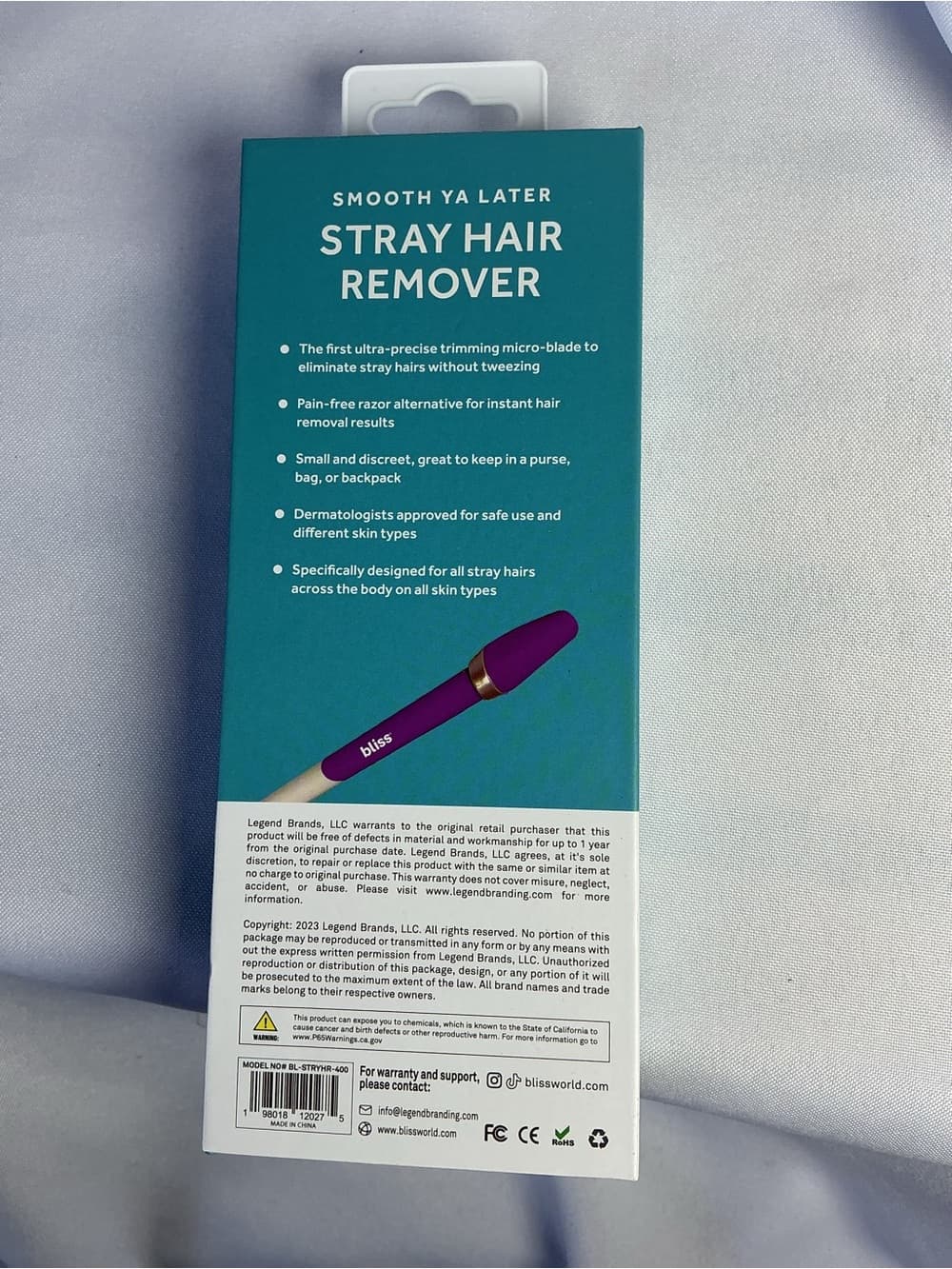 ★ Bliss Smooth Ya Later Stray Hair Remover Facial Hair Tool NIB (Copy) - Thumbnail 4