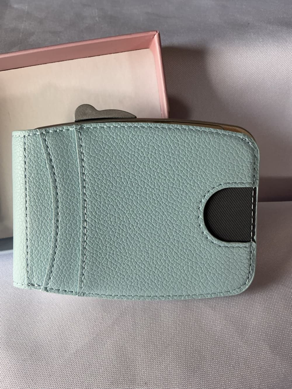 ★ Mint Green RFID Wallet For Women Card Holder Organizer NIB - Thumbnail 2