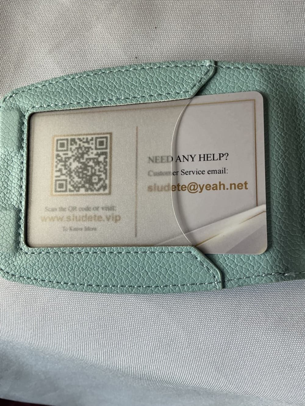 ★ Mint Green RFID Wallet For Women Card Holder Organizer NIB - Thumbnail 5