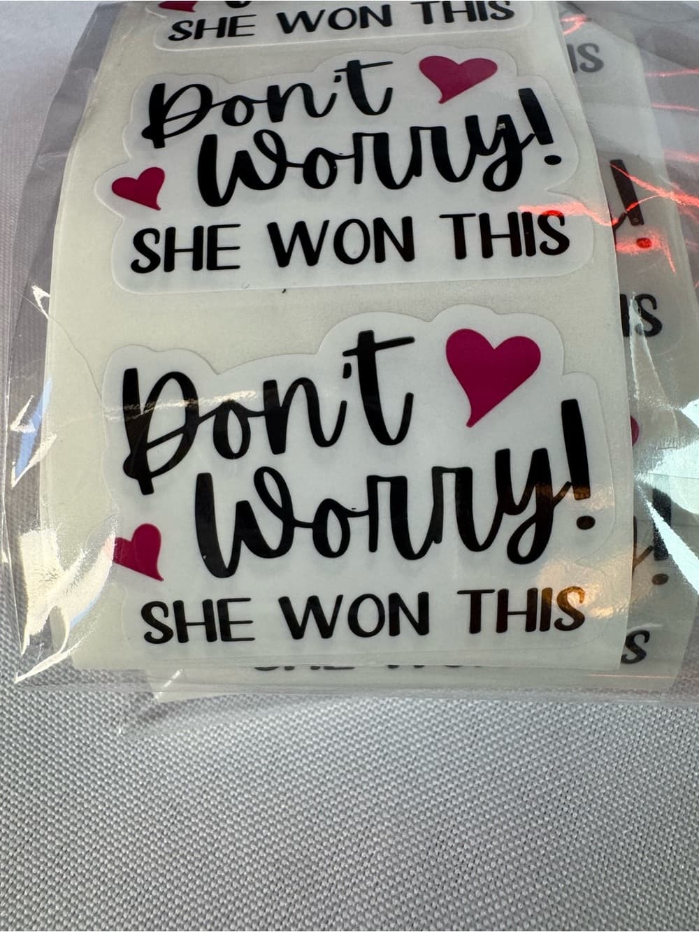 ★ Don't Worry She Won This Prize Winner Happy Mail Stickers Set of 16 - Thumbnail 2